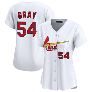 2025 St. Louis Home Limited Jersey blanco para mujer, camisetas de béisbol personalizadas con logotipos bordados, uniformes cosidos de talla grande - Product Image 6