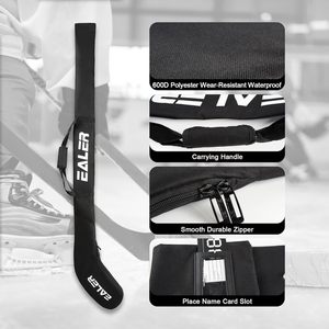 Bolsa para palo de hockey Ealer, color negro, 30-40L, impermeable, con correa acolchada para el hombro, tamaño adulto - Product Image 3