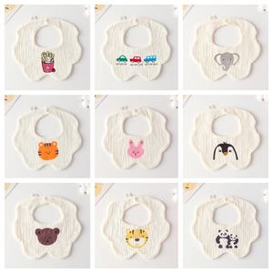 جديد 6 طبقات منشفة للفم المنزلق من القطن الموسلين لامتصاص برائحة الزهور مطبوعة منشفة للفم للكشط لحديثي الولادة وشاح أطفال رضع مريحة - Product Image 6