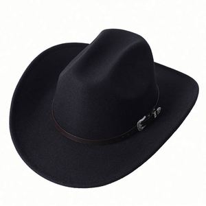 Sombreros Vaqueros Negros de Texas para Mujer, Estilo 2022, al por Mayor, para Adultos, Casuales, para Viajes y Actividades al Aire Libre, con Bordado 3D - Product Image 6