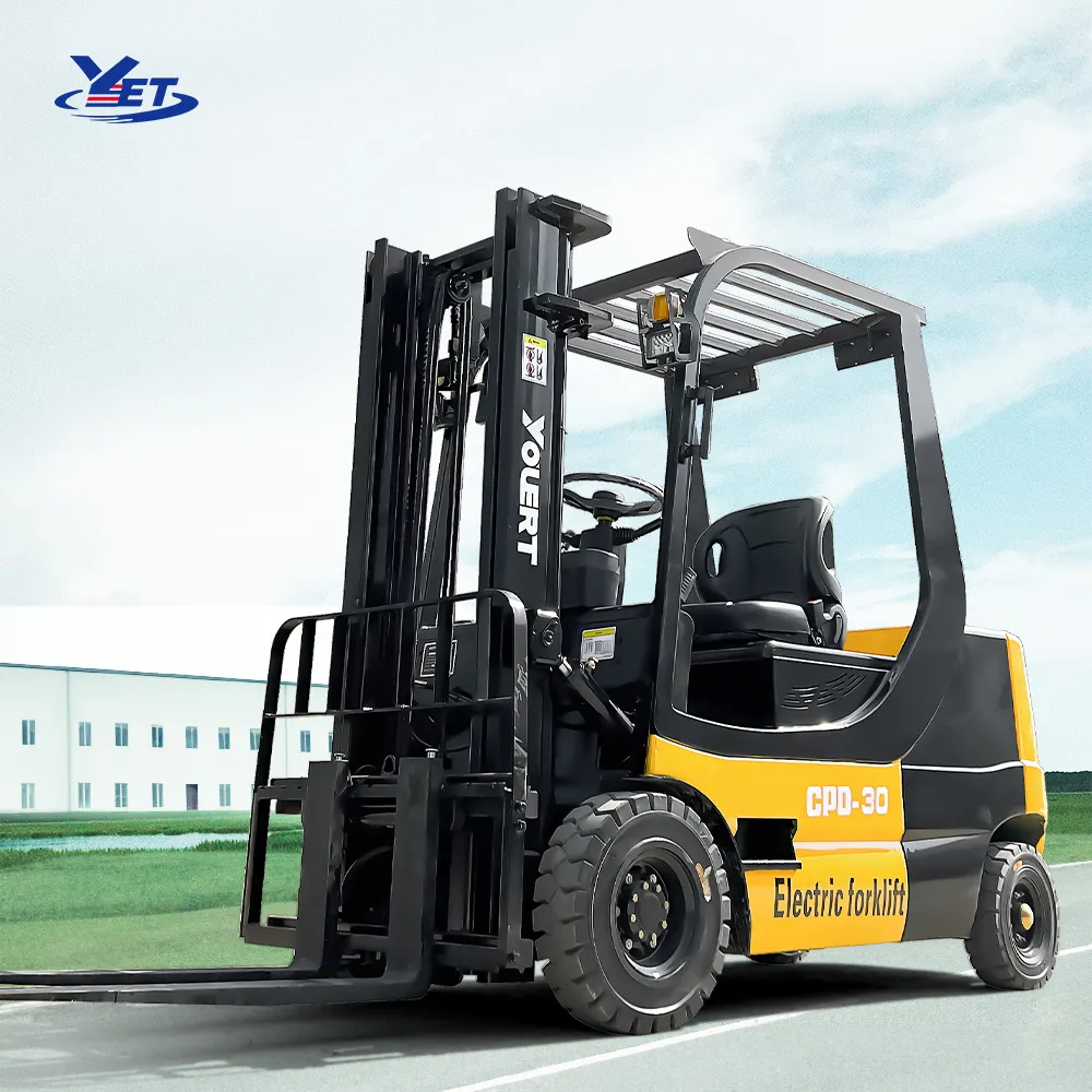 High Quality new energy 4 wheel forklift 1.5 ton 2 ton 3 ton 6 meters lift multifunctional electric forklift