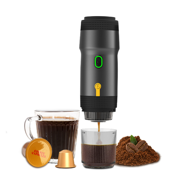 Portable Electric Espresso Machine Automatic Espresso Maker Coffee Machine Outdoor Camping Espresso Coffee Maker