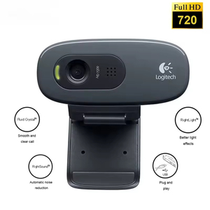 Webcam Logitech C270 HD 720P 30FPS, mise au point fixe, microphone intégré à réduction de bruit, caméra Web USB2.0 pour Windows et Mac, streaming - Product Image 4