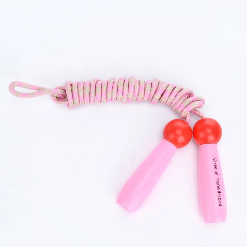 Skipping Rope Wood Handle Wooden Toys Physical Training Ropes Children Educational Toys