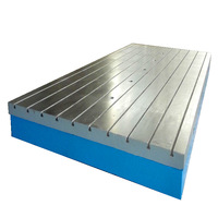 Fabricant de plateformes en fonte, plaques plates, bases de table de travail à rainures en T pour machines-outils
