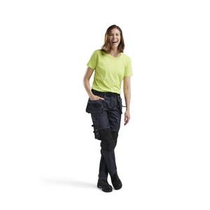 BLAKLADER - 333410424009M Camiseta de mujer Verde Lima-EAN 7330509875193 CAMISETAS DE TRABAJO Y POLOS - Product Image 3