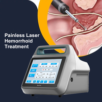 Máquina Láser de Proctología Mínimamente Invasiva 980nm 1470nm para Corte de Verrugas, Eliminación de Hemorroides y Fístulas Anales