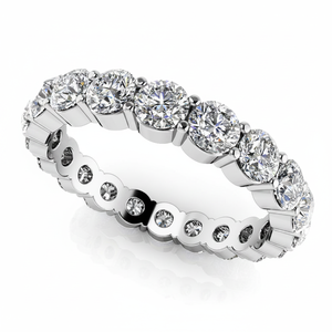 14K White Gold Wedding <b>Ring</b> with 2.00TCW Round Prong Set Diamond Premium Diamond <b>Rings</b> Product Category - Product Image 2