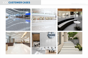 Nhà Máy Trực Tiếp Đầy Màu Sắc Nhân Tạo Sàn Đá Gạch Đánh Bóng Terrazzo Tấm Xi Măng Gạch - Product Image 6