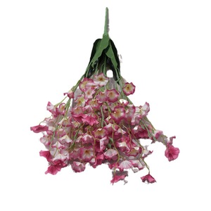 Bouquet de fleurs artificielles Yixuan en forme de volubilis, en soie, pour décorations de mariage et de maison - Product Image 5