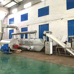 Gıda yatay sürekli titreşimli sıvı akışkan yataklı kurutucu tuz tahıl ve şeker için - Product Image 4