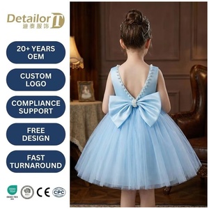Robe Tutu de Luxe en Maille de Perles, Robe de Soirée de Boutique Doublée en Satin pour Filles, Tenue d'<span class=keywords><strong>Occasion</strong></span> pour Enfants, Vente en Gros Direct Usine - Product Image 1