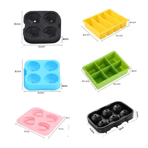 FREE SAMPLE BPA free silicone ice cube tray customized silicone ice mold