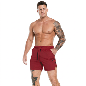 Shorts de sport amples pour hommes, musculation, été, polyester/coton, respirants, anti-plis, taille élastique, séchage rapide, shorts frais - Product Image 1