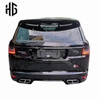 Accessoires de voiture Kit de carrosserie Facelift pour Range Rover Sport 2013-2017 Conversion en kit de carrosserie de capot de pare-chocs de style SVR