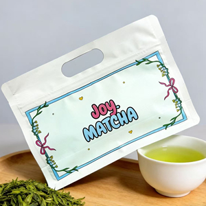 Custom Zipper Sachet Packaging Stand Up Pouches <b>Food</b> Grade Snack Bag Matcha <b>Powder</b> Packaging With Hole - Product Image 3