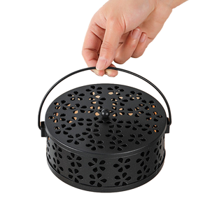 Brûleur d'encens portable à prix d'usine, plateau porte-encens, répulsif anti-insectes pour la maison, anti-feu, fournitures aromatiques, diffuseur d'encens - Product Image 4