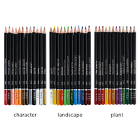Ensemble de crayons de couleur professionnels, 12 couleurs, crayons de dessin artistique, emballage personnalisé avec logo, crayons promotionnels pour l'école et le bureau
