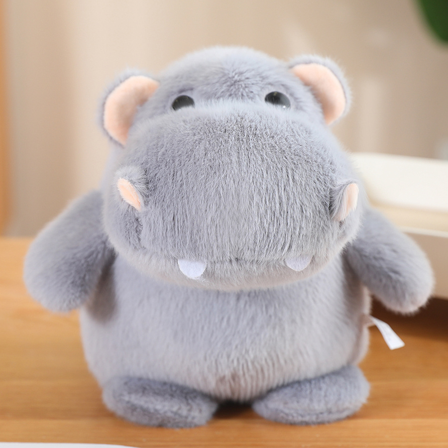 Jouet En Peluche Hippopotame, Animal En Peluche Hippopotame - Hippopotame En Peluche Hilarant Aux Yeux Exorbités | Jouets Apaisants Pour Dormir