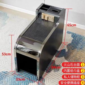Economical Simple Manicure Corner Sauna Beauty Small Coffee Table with Foot <b>Massage</b> & Wash Cabinet for Spa & Home Use - Product Image 2
