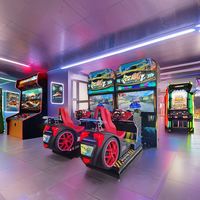 Matériel de machine de jeu d'arcade à monnayeur : Simulateur de course automobile, Simulateur de conduite d'attractions, Console d'arcade d'attractions