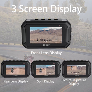 Enregistreur de conduite pour <span class=keywords><strong>moto</strong></span> M5 et caméra double arrière anti-vibration, enregistreur de conduite pour locomotive et caméra double arrière HD 1080 - Product Image 2