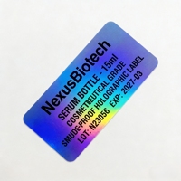 Etiqueta de Péptidos Personalizada de Transferencia Térmica con Adhesivo Permanente para Viales Inyectables de 30 ml