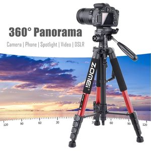 Trépied photo/vidéo Zomei Q 188 robuste de 188 cm pour appareil photo reflex numérique et téléphone avec support de téléphone intégré - Product Image 6