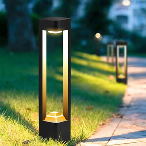 Lampe solaire carrée personnalisée pour pelouse, puissante lampe de jardin solaire, lampes LED solaires pour pelouse extérieure SG14 personnalisées carrées - Product Image 4