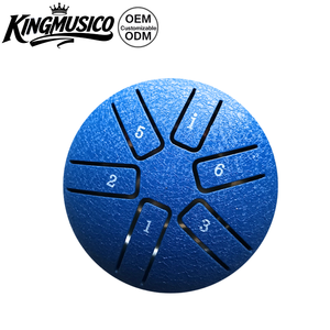 Mini tambour <span class=keywords><strong>à</strong></span> langue en acier pour enfants |   Instrument <span class=keywords><strong>de</strong></span> percussion <span class=keywords><strong>de</strong></span> poche <span class=keywords><strong>à</strong></span> 6 notes <span class=keywords><strong>de</strong></span> 3 pouces |   Jouet musical traditionnel portable, cadeau - Product Image 6