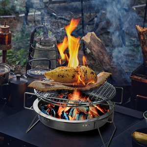 Custom Indoor/Outdoor Foldable Korean Style Stainless Steel BBQ Grills <strong>Table</strong> <strong>Top</strong> Charcoal <strong>Barbecues</strong> - Product Image 6