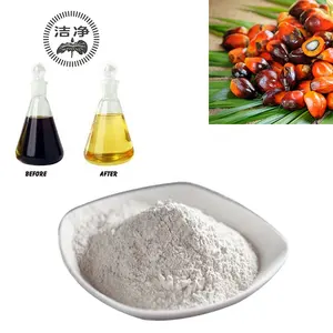 Jiejing cru ativado atapulgite montmorillonite, argila branqueadora, terra, pó de preço para palma do milho, refinado