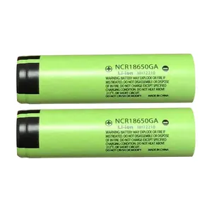 Bateria sanyo 3.6v genuína, 18650 ga 3500mah ncr 18650ga 10a descarga 18650 íons de lítio