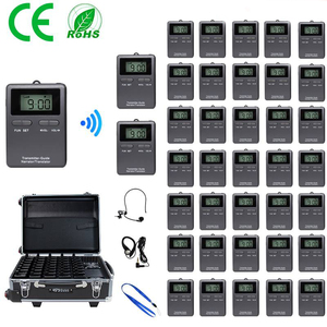 Equipo de Guía Turística de Audio Portátil UHF 860-870MHz Inalámbrico con Alcance de 200m para Sitios Culturales y Recorridos Turísticos - Product Image 1
