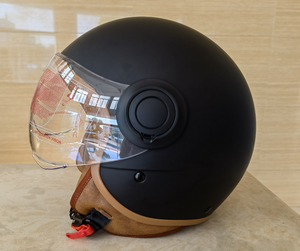 Thiết kế đơn giản <span class=keywords><strong>ECE</strong></span> 22.06 được phê duyệt giá rẻ giá xe máy Mũ bảo hiểm mở mặt nửa mặt Mũ bảo hiểm - Product Image 3