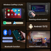 Junsun pemutar Radio mobil 7 "2 + 32GB untuk FIAT PANDA 2013-2020 Multimedia navigasi GPS Autoradio mendukung Tautan cermin pemutar DAB