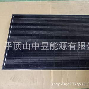 Panneau solaire noir 150W, module photovoltaïque entièrement noir pour véhicule électrique et camping-car, taille des cellules 156,75 mm x 156,75 mm - Product Image 2