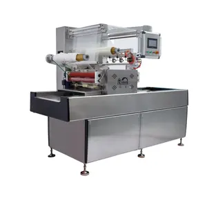 ZKM550/650 K/M CE standard modified atmosphere packaging tray sealing machine meat automatic vacuum skin packaging machine