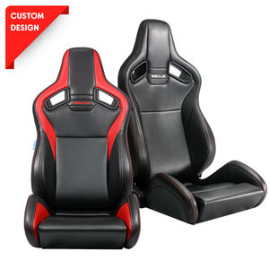 Asientos de coche de carreras de PU Speedster personalizables OEM de alta tecnología hechos con acabado de cuero PU de primera calidad - Product Image 1