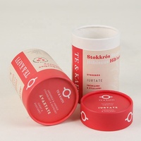 En gros personnalisé rond tube en carton emballage capsules