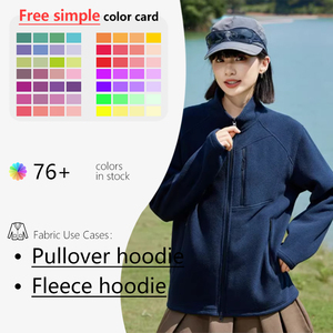 320GSM Hiver Polaire 100% Polyester Tissu Double Face Grand Grain Polaire Tissu Thermique Par Les Fabricants De Tissus - Product Image 4