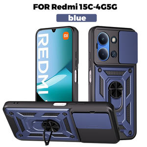 Funda para Xiaomi 15T/15T Pro/Redmi Note 15 Pro <span class=keywords><strong>Plus</strong></span>/15C, con Anillo Metálico Deslizante, Soporte Magnético para Coche - Product Image 5
