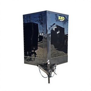 Remolque de Carga Cerrado EKO 6X12 de Eje Único con Capacidad de Carga de 2001-3000 kg, Exterior de Vinilo Negro - Product Image 1