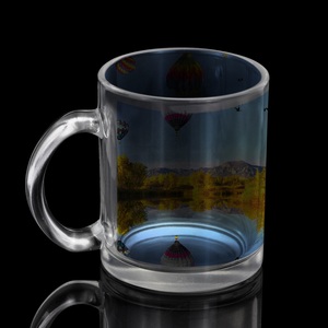 Taza de vidrio transparente <span class=keywords><strong>Freesub</strong></span> taza de vidrio de sublimación con buen recubrimiento de sublimación - Product Image 5
