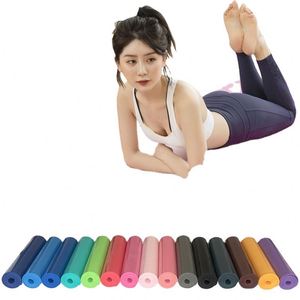 BSCI factory <b>Gymnastics</b> Equipment Gym Exercise Custom Logo Eco Friendly NBR Yoga <b>Mat</b> with position line - Product Image 1