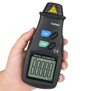 TA8146 2 in 1 Contact Laser Non-contact Digital Tachometer 2.5-99999RPM Photoelectric Rotation Speed Meter brand-new