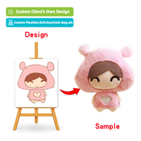 Poupée en peluche coréenne authentique pour enfants et filles, peluche personnalisée, très tendance