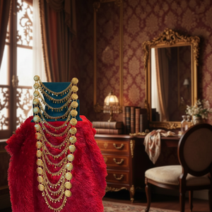 24K <b>Gold</b> Plated Vintage Jewelry <b>Set</b> Dubai Inspired Earrings <b>Bangles</b> Brooches Diamond Copper Material for Fashion for Bulgaria - Product Image 3