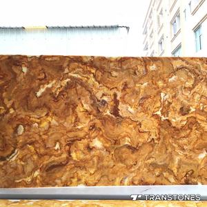 เทียมน้ำผึ้งนิลแผงแผ่นอะคริลิห้องอาบน้ำฝักบัวผนังแผง Alabaster ราคากรุผนังในร่ม - Product Image 6