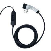 Câble de recharge portable pour VE 3,5 kW 16 A Type 2 Type 1 GBT, cordon d'alimentation CA 5 m pour usage domestique, garage et urgence routière